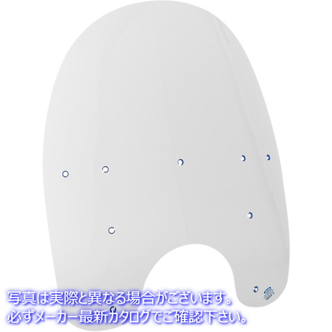 取寄せ Harley-DavidsonRフロントガラスの交換プラスチック メンフィスシェード Replacement Windshield - 21 - Clear - Heritage/Fatboy MEP6460 23100073