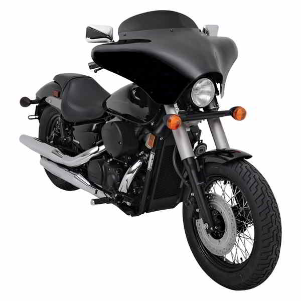 取寄せ バットウィングフェアリング、フロントガラス、デフレクター、アクセサリー メンフィスシェード Fairing Shield - 5 - Black MEP8501 23100215