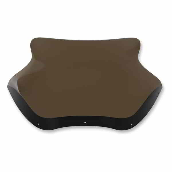 取寄せ OEMフェアリング用のネタバレフロントガラス メンフィスシェード Spoiler Windshield - 8-1/2 - Smoke - '98-'13 FLTR MEP85601 23100606