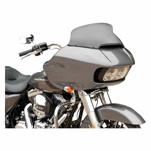 取寄せ OEMフェアリング用のネタバレフロントガラス メンフィスシェード Spoiler Windshield - 6-1/2 - Dark Smoke - '15-'22 FLTR MEP86010 23100620