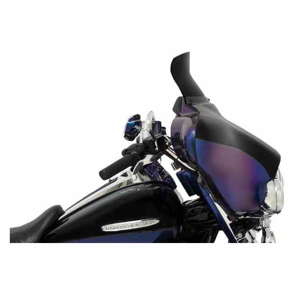 取寄せ メンフィスシェードバットウィングフェアリングのネタバレフロントガラス メンフィスシェード Batwing Spoiler Shield - 6.5 - Dark Black Smoke MEP84110 23100668