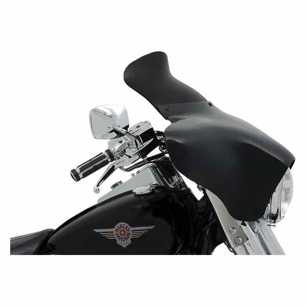 取寄せ メンフィスシェードバットウィングフェアリングのネタバレフロントガラス メンフィスシェード Batwing Spoiler Shield - 9 - Dark Black Smoke MEP84210 23100669