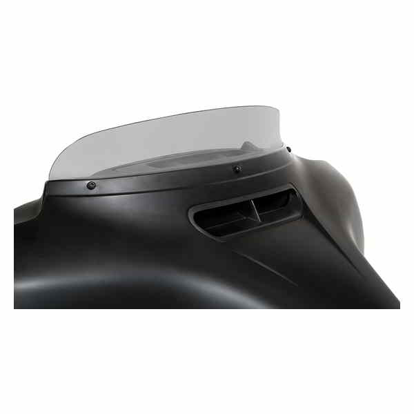 取寄せ OEMバットウィングフェアリング用の3つのネタバレフロントガラス メンフィスシェード Spoiler Shield - 3 - Ghost - FLH MEP87808 23100675