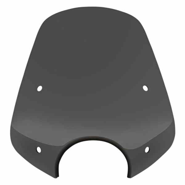 取寄せ デルリオ スポーツシールド メンフィスシェード Del Rio Windshield - Dark Black Smoke MEP51110 23110087