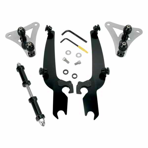 取寄せ メンフィスシェードファット/スリムとスポーツシールドのフロントガラスのためのノーツールトリガーロックマウントキット メンフィスシェード Sportshield Trigger-Lock Mounting Kit - Black MEB8926 23200073