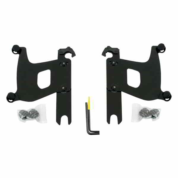 取寄せ メンフィスはバレットフェアリングをシェーディングします メンフィスシェード Bullet Trigger Lock Mounting Kit - Covered Forks - Without Lightbar - Black MEB1975 23200100