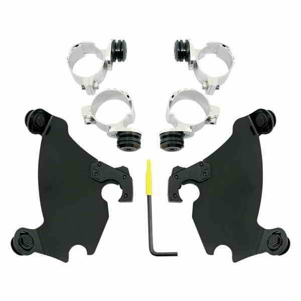取寄せ メンフィスシェードガントレットフェアリング メンフィスシェード Gauntlet Mounting Kit - Black - XL MEB1981 23200105