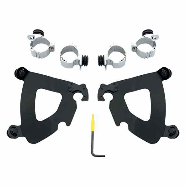 取寄せ メンフィスシェードガントレットフェアリング メンフィスシェード Gauntlet Mounting Kit - Black - XL 48 MEB1984 23200116