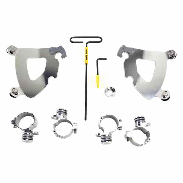 取寄せ メンフィスシェードガントレットフェアリング メンフィスシェード Gauntlet Mounting Kit - Polished - XL883 MEK2002 23200164