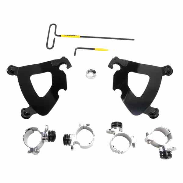 取寄せ メンフィスシェードガントレットフェアリング メンフィスシェード Gauntlet Mounting Kit - Black - XL883 MEB2002 23200165