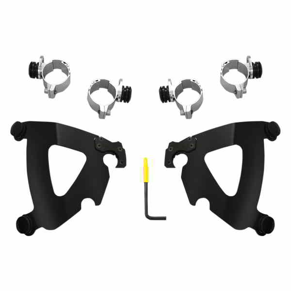 取寄せ ロードウォリアーフェアリング メンフィスシェード Road Warrior Mounting Kit - Black - FXDWG MEB2030 23200201