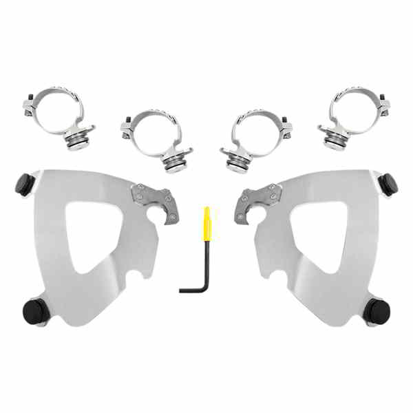 取寄せ メンフィスシェードガントレットフェアリング メンフィスシェード Gauntlet Mounting Kit - Polished - FXLR MEK2033 23200206