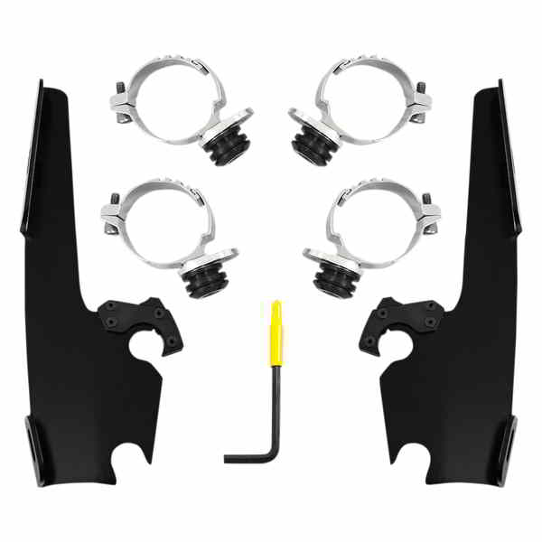 取寄せ バットウィング フェアリング トリガーロック取り付けキット メンフィスシェード Batwing - Mounting Kit - Black - FXLR MEB2036 23200212