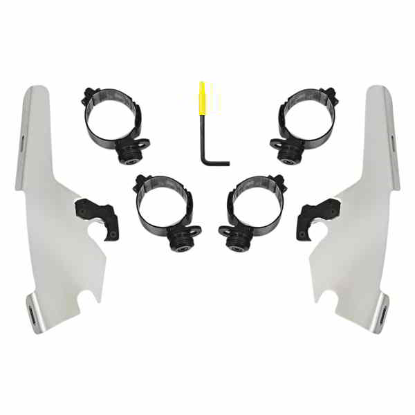 取寄せ バットウィング フェアリング トリガーロック取り付けキット メンフィスシェード Batwing - Mounting Kit - Polished - FLSB MEK2044 23200221