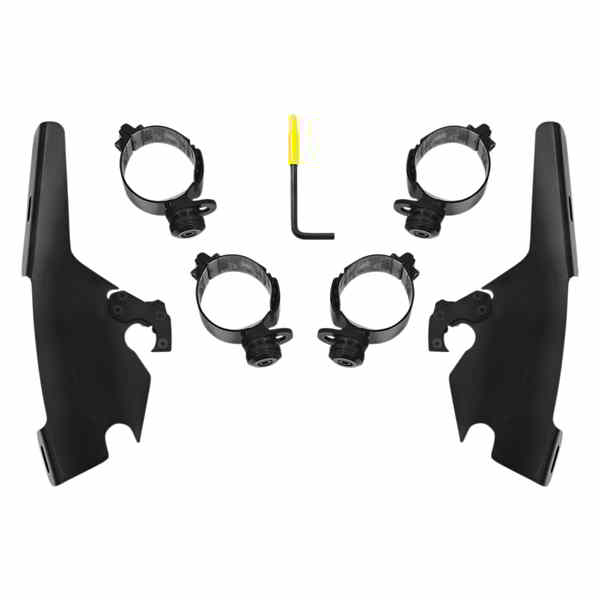 取寄せ バットウィング フェアリング トリガーロック取り付けキット メンフィスシェード Batwing - Mounting Kit - Black - FLSB MEB2044 23200222