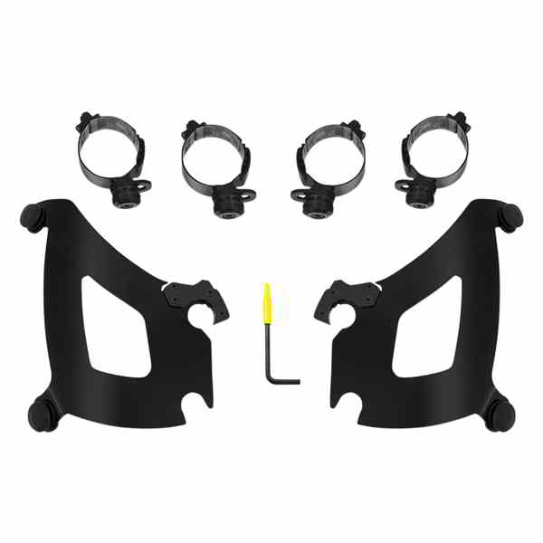 取寄せ ブレットフェアリング トリガーロック ハードウェア キット メンフィスシェード Bullet Mounting Kit - Black - FLSB MEB2045 23200226