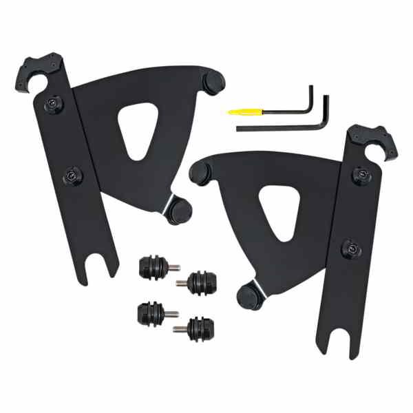 取寄せ Road Warrior トリガーロック マウント キット メンフィスシェード Road Warrior Trigger-Lock Mounting Kit - Black - FLSTF MEB2053 23200261