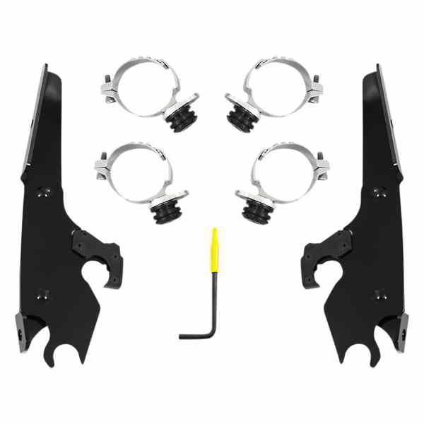 取寄せ バットウィング フェアリング トリガーロック取り付けキット メンフィスシェード Batwing - Mounting Kit - Black - XL MEB2056 23200270