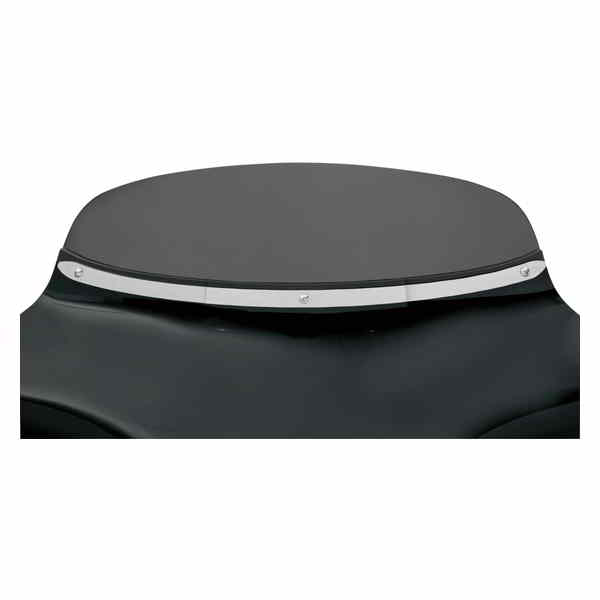 取寄せ バットウィングフェアリング、フロントガラス、デフレクター、アクセサリー メンフィスシェード Fairing Windshield Trim - Stainless Steel - Polished - Slim MEM0918 23500128