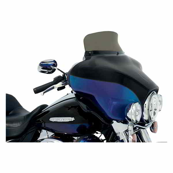 取寄せ OEMフェアリング用のネタバレフロントガラス メンフィスシェード Spoiler Windshield - 5 - Smoke - FLH MEP8571 23500173