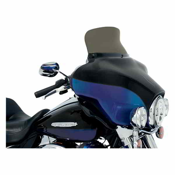 取寄せ OEMフェアリング用のネタバレフロントガラス メンフィスシェード Spoiler Windshield - 6-1/2 - Smoke - FLH MEP8581 23500176