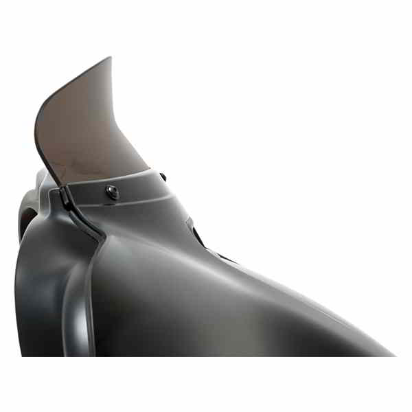 取寄せ OEMフェアリング用のネタバレフロントガラス メンフィスシェード Spoiler Windshield - 4-1/2 - Smoke - FLH MEP8611 23500237
