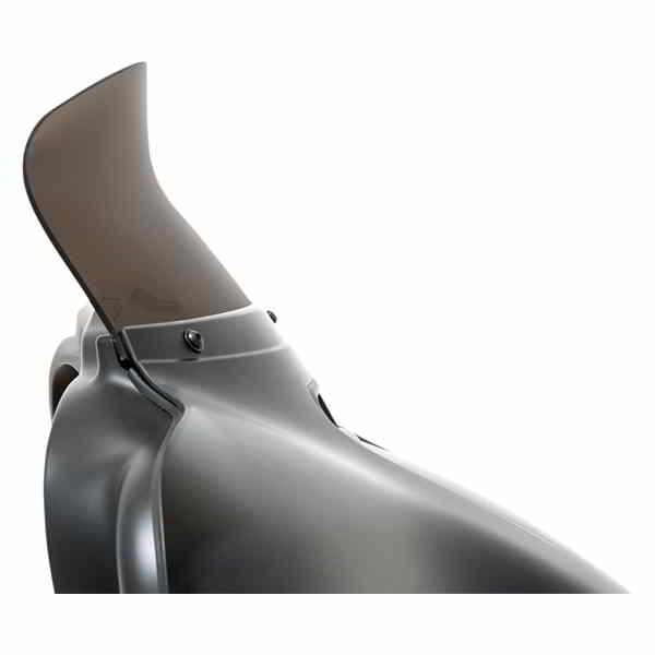 取寄せ OEMフェアリング用のネタバレフロントガラス メンフィスシェード Spoiler Windshield - 6-1/2 - Smoke - FLH MEP8621 23500239