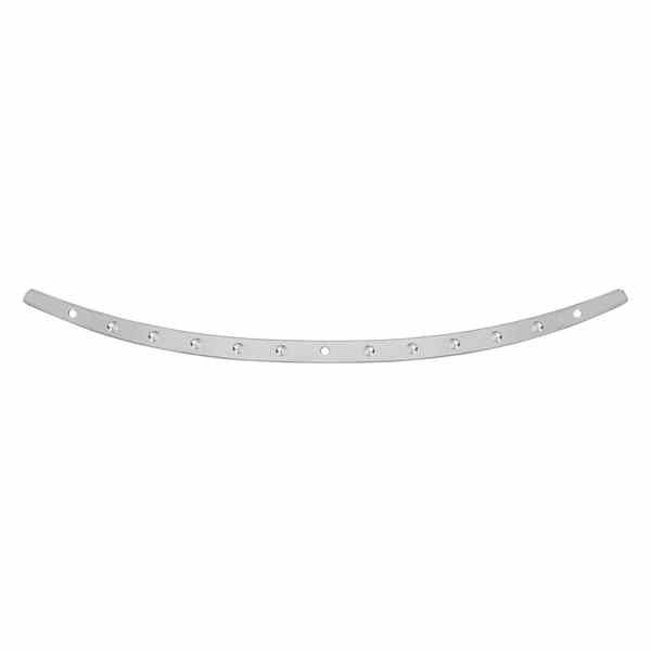 取寄せ ステンレス鋼のフロントガラストリム メンフィスシェード Windshield Trim - Polished - Dish - FLH '96-'13 MEM0943 23500359