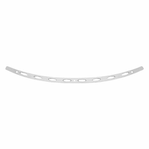 取寄せ ステンレス鋼のフロントガラストリム メンフィスシェード Windshield Trim - Polished - Oval - FLH '96-'13 MEM0946 23500365