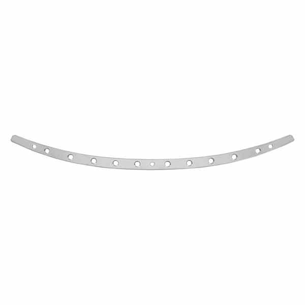 取寄せ ステンレス鋼のフロントガラストリム メンフィスシェード Windshield Trim - Polished - Holes - FLH '96-'13 MEM0947 23500367