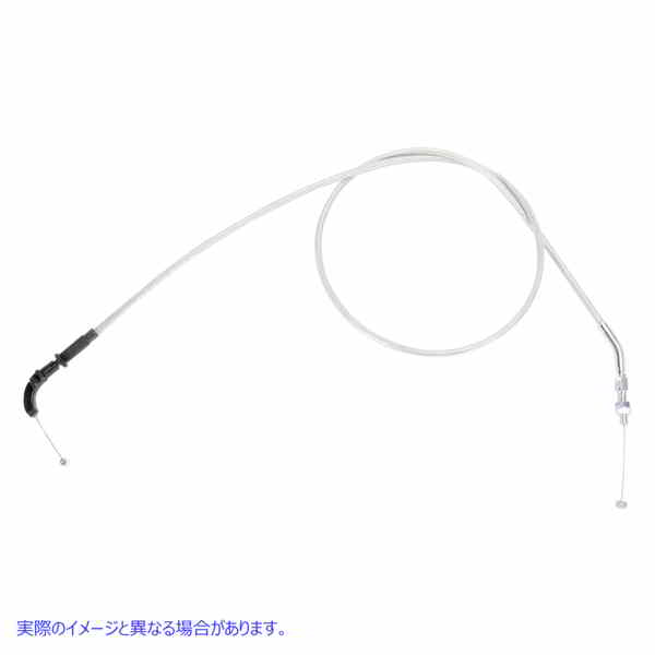 取寄せ アーマーコート編組ステンレス鋼ケーブル モーションプロ Throttle Cable - Pull - Suzuki - Stainless Steel 64-0264 06501529