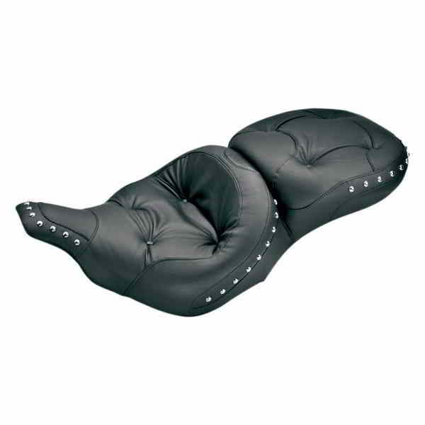 取寄せ ワンピース2アップウルトラツーリングシート マスタング Studded Regal Seat - '97-'07 FLT 75570 08010297