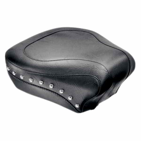 取寄せ ワイドスタイルのリアシート マスタング Wide Rear Seat - Studded - Black - Softail '84-'99 75509 08020460