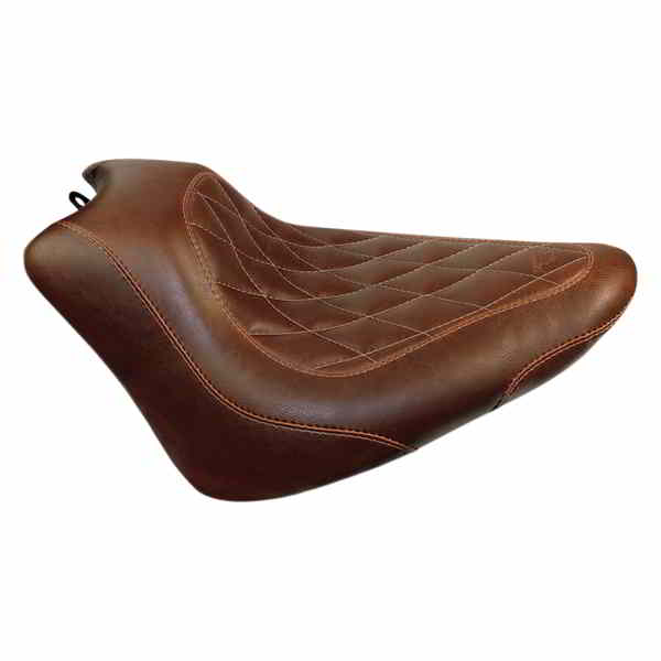 取寄せ ワイドトリッパーソロシート マスタング Seat - Wide Tripper? Solo - without Backrest - Diamond - Brown 76766 08020773