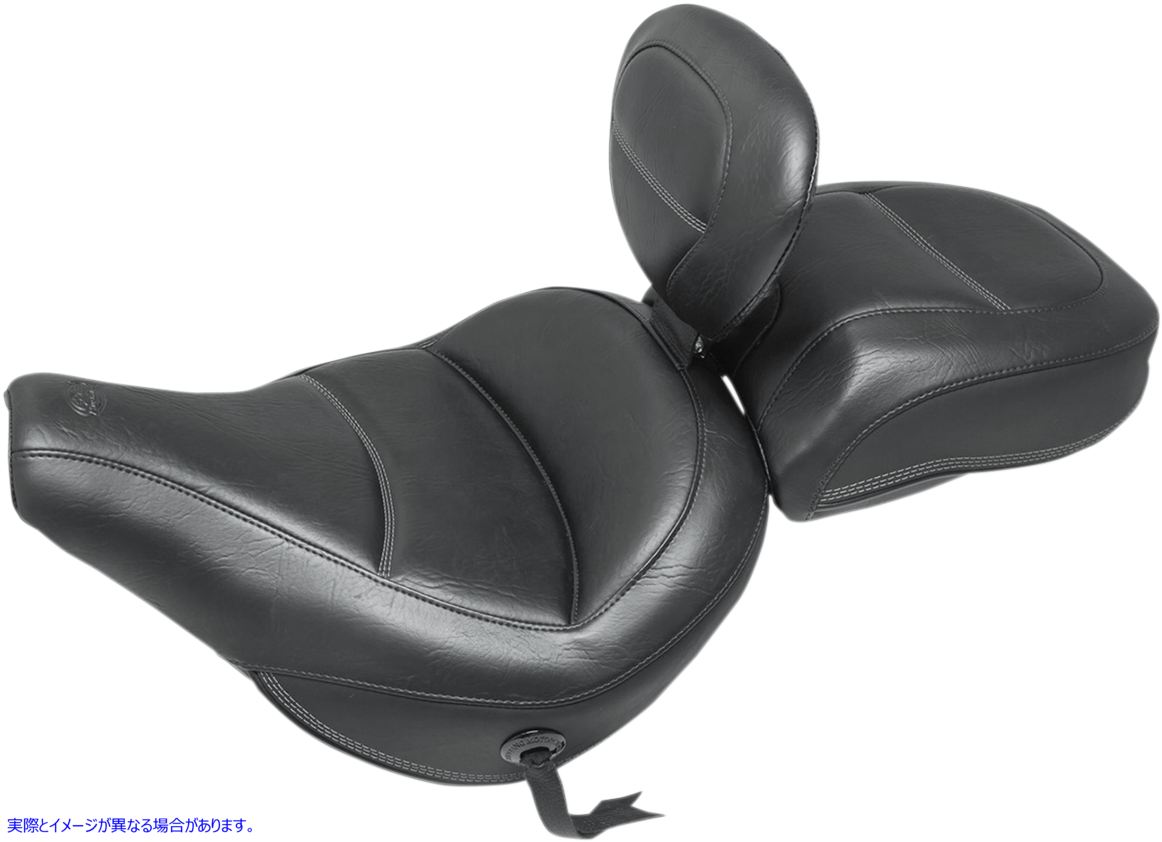 取寄せ MXツアーリアシート マスタング Passenger Touring Seat - Black - Original - FLHC/FLDE 79331 08021064