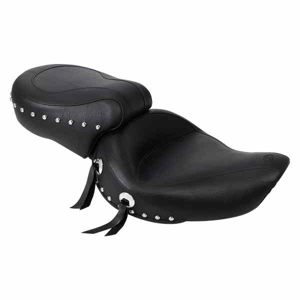 取寄せ スタッド2アップシート マスタング Wide Studded Seat - Dyna '04-'05 75109 08030221