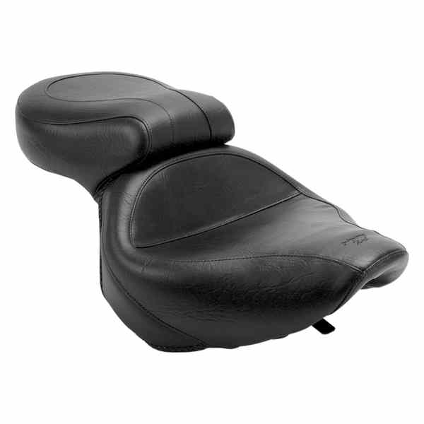 取寄せ ビンテージワイド2アップツーリングシート マスタング Seat - Vintage - Wide - Touring - Without Driver Backrest - One-Piece - Smooth - Black VT750 75105 08100294