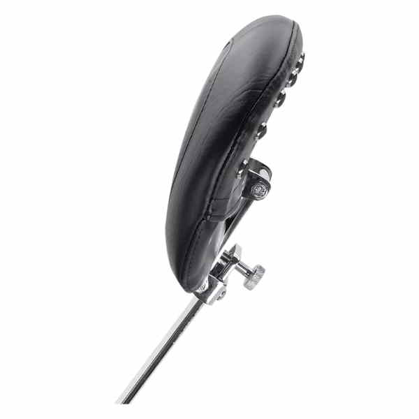 取寄せ 取り外し可能なドライバーバックレスト マスタング Removable Driver Backrest - Black - Studded 79590 08220230