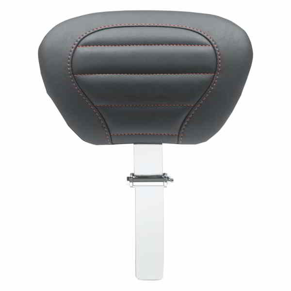 取寄せ デラックス ツーリング ドライバー バックレスト マスタング Deluxe Touring Removable Driver Backrest - Black W/American Beauty Red Stitching 79012AB 08220492