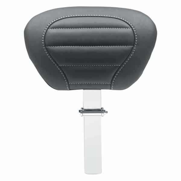 取寄せ デラックス ツーリング ドライバー バックレスト マスタング Deluxe Touring Removable Driver Backrest - Black W/Gun Metal Stitching 79012GM 08220493