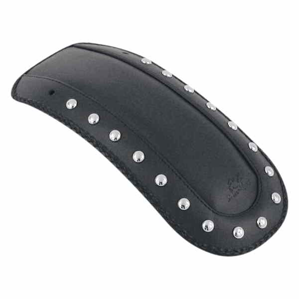 取寄せ ソロシート用のフェンダービブ - スタッズ マスタング Fender Bib - Studded Chrome - Solo Seat 78041 14050077