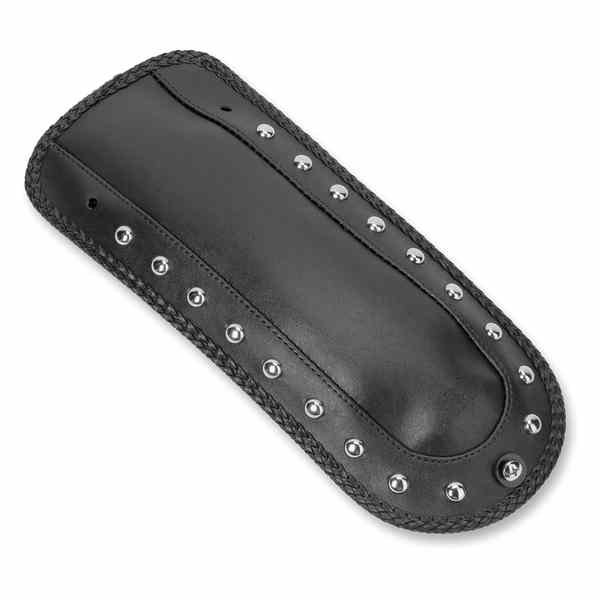 取寄せ ソロシート用のフェンダービブ - スタッズ マスタング Fender Bib - Studded Chrome - Solo Seat 78113 14050086