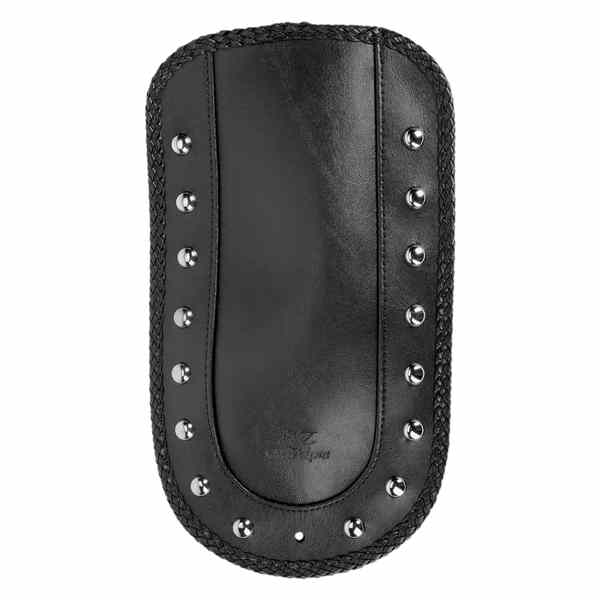 取寄せ ソロシート用のフェンダービブ - スタッズ マスタング Fender Bib - Studded Chrome - Solo Seat 78118 14050093