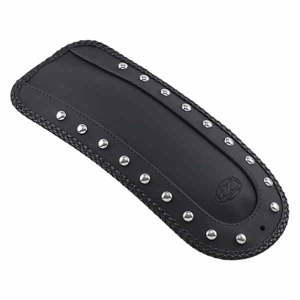 取寄せ ソロシート用のフェンダービブ - スタッズ マスタング Fender Bib - Studded Chrome - Solo Seat 78026 DS265501