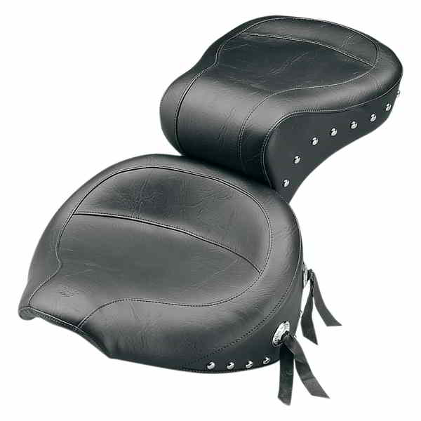 取寄せ スタッズ付き2アップシート マスタング Wide Studded Touring Seat - Softail '84-'99 75503 DS905537