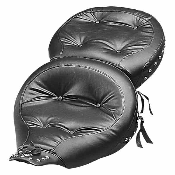 取寄せ スタッドツアー2アップビニールシート マスタング Wide Studded Touring Seat - FLT '91-'96 75555 DS905538
