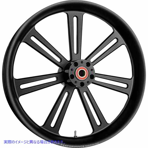 【並行輸入品】 パフォーマンスマシーン (PM) ワンピースアルミホイール - フロント/デュアルディスク - ABSなし - Sierra - 21インチx3.50インチ 1202-7106R-SRRAJ-SMB 02012382