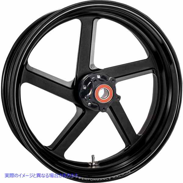 【並行輸入品】 パフォーマンスマシーン (PM) ホイール - プロアマレース - フロント - ABSなし - Black Ops - 17インチx3.50インチ 1202-7706R-PROAP-SMB 02012431