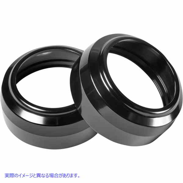 取寄せ フォークダストキャップ パフォーマンスマシーン (PM) Fork Dust Cap - Black Anodized - 49 mm 0208-2181-B 04060111
