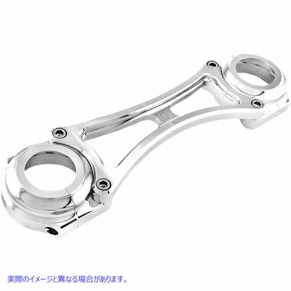 取寄せ ビレットアルミニウムフォークブレース - クロム パフォーマンスマシーン (PM) Fork Brace - Black - 49 mm - '06-'17 FXD 0208-2124-CH 04150029